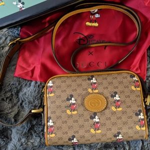 Gucci Authentic Disney X Mickey Mouse Shoulder Bag